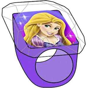 300x300 Tangled Sparkle Disney Princess Rapunzel Birthday Party Favor