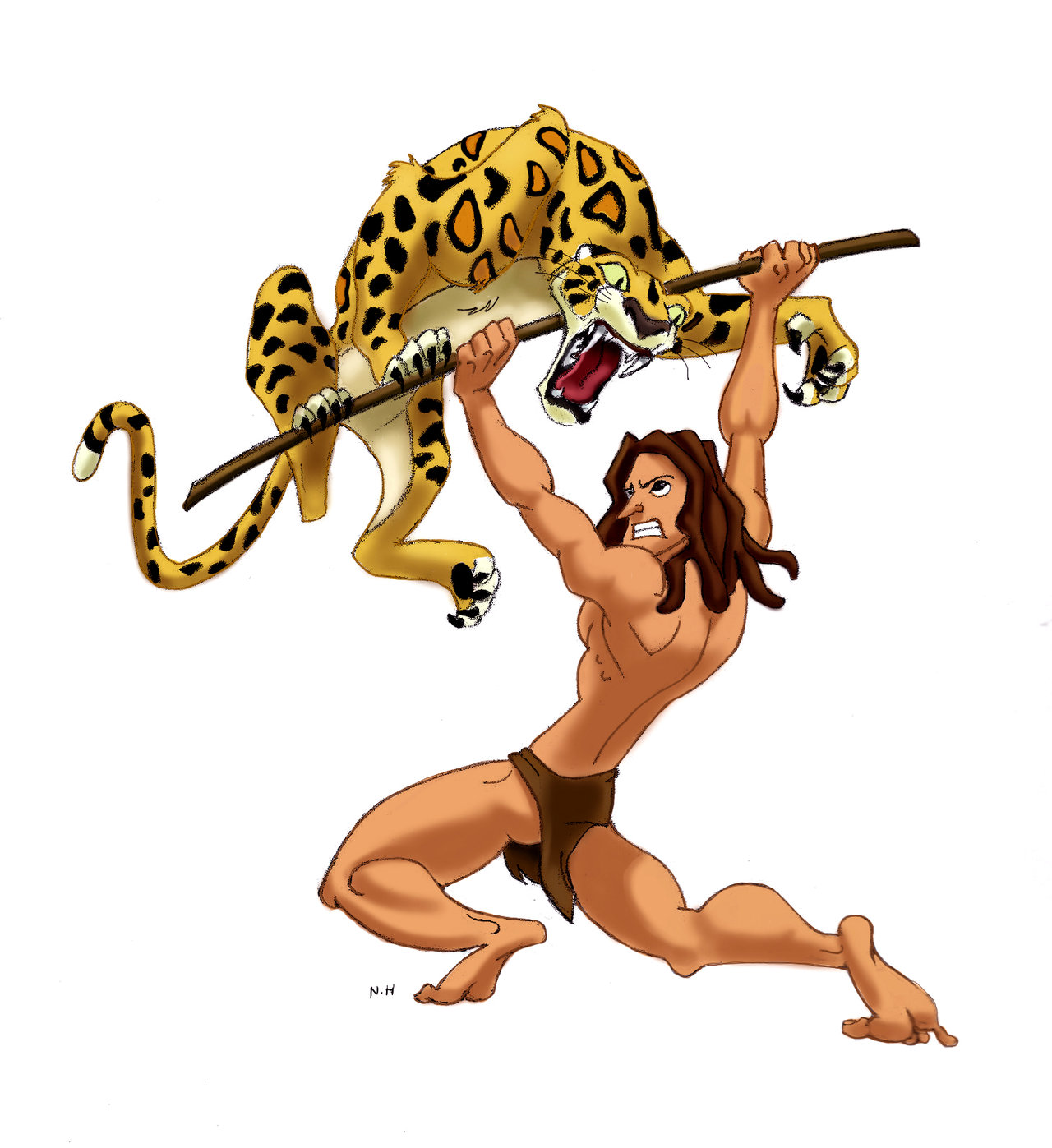 1280x1397 Tarzan Colored By Haynatehaywood