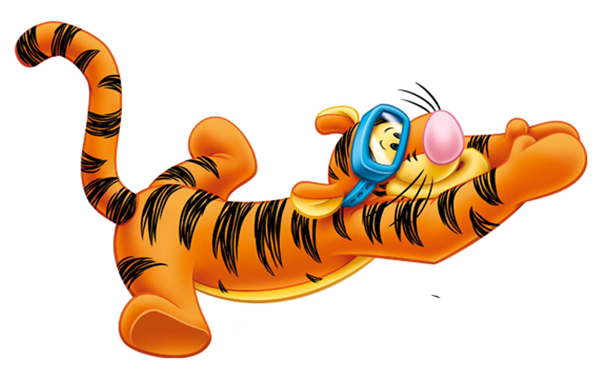 2076x1310 Swimming Tigger Winnie The Pooh Png Cartoonu200b Gallery