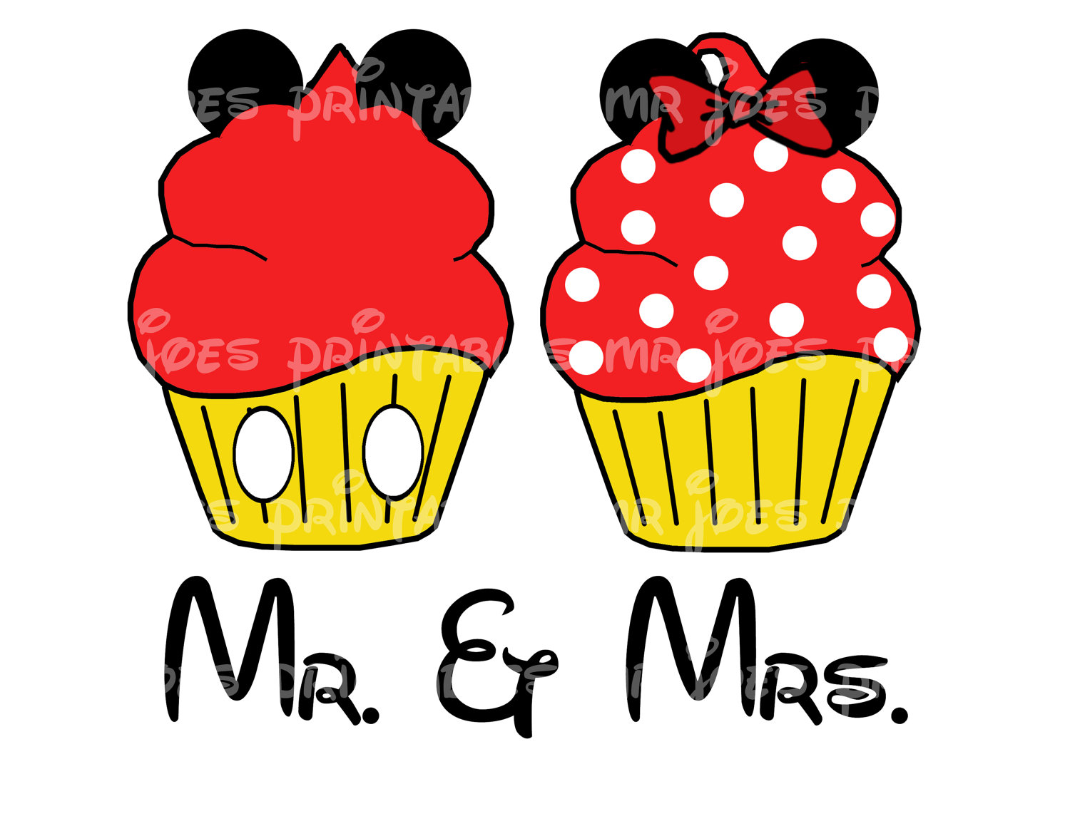 1500x1159 Mickey Mouse Cupcake Clipart