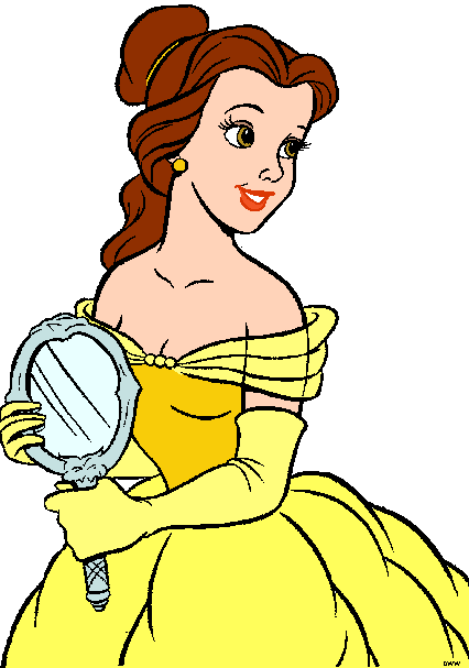 426x607 Belle Disney Clipart