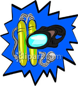 273x300 Diving Equipment Clipart