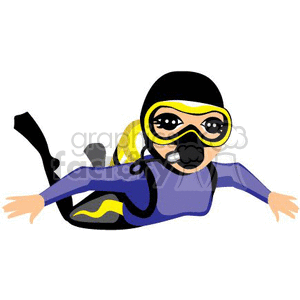 300x300 Royalty Free Diving 003 369885 Clip Art Images, Illustrations