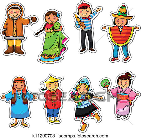 450x444 Ethnic Diversity Clipart