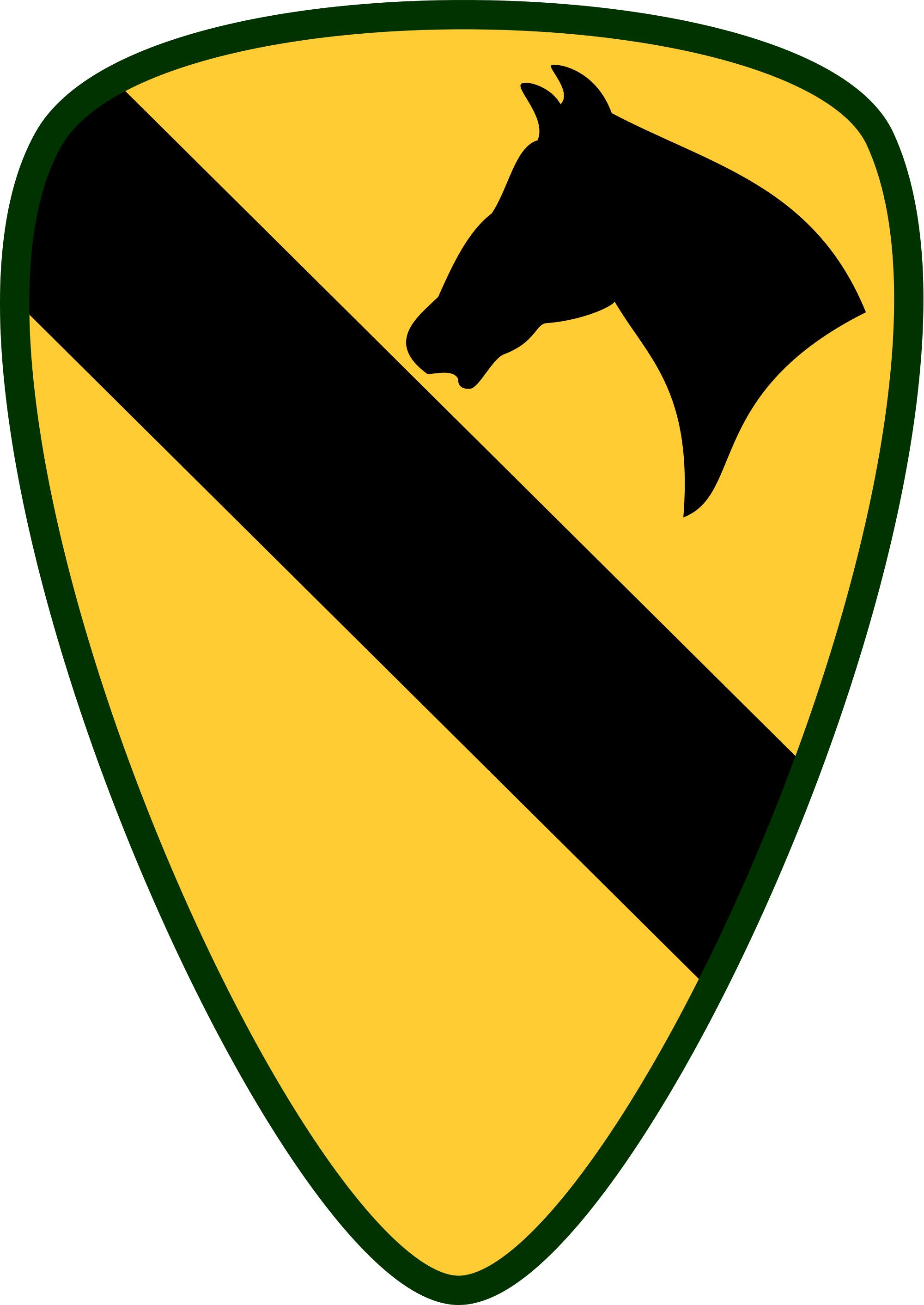 2000x2824 File1st Cavalry Division Ssi (1921 2015).svg