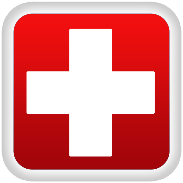 600x600 Medical Red Cross Symbol Clipart Image