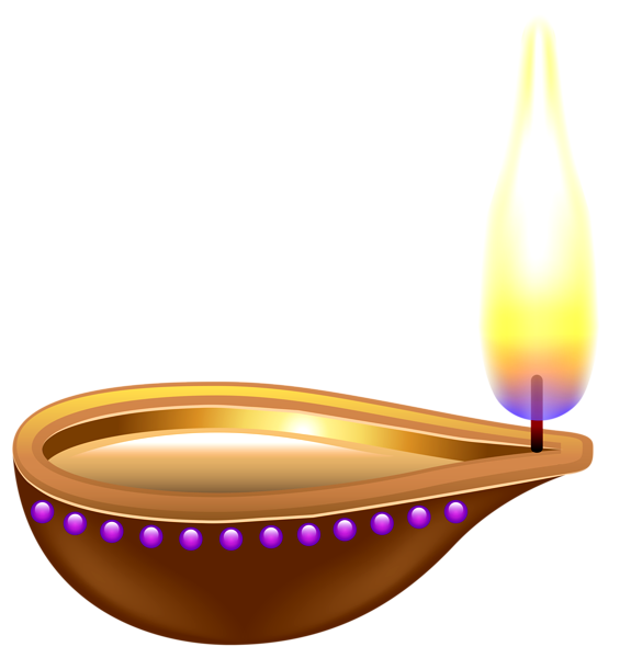 575x600 Diwali Diya Clip Art