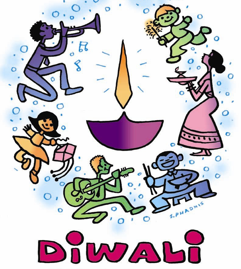 792x884 Deepavali Celebration Clipart. X Cards Clipart Happy Diwali