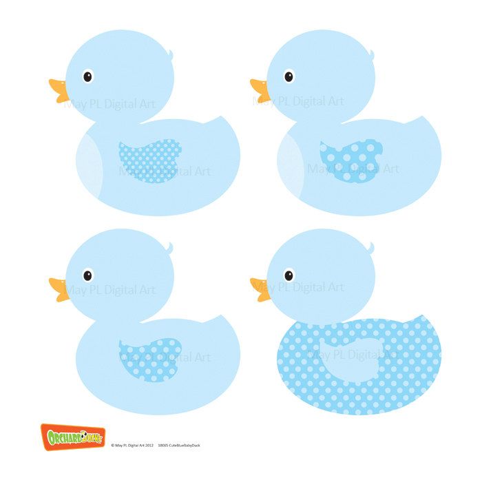 700x700 Digital Clipart Clip Art Ducklings Blue Baby Nursery Ducks Boy