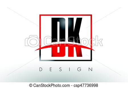 450x309 Dk D K Logo Letters With Red And Black Colors And Swoosh . Eps