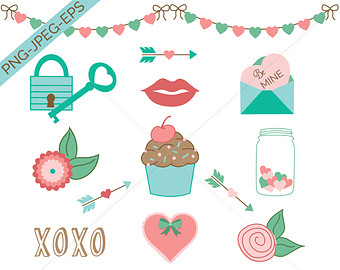 340x270 Valentine Clip Art Love Clip Art Valentine Vector Pink
