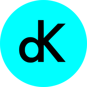 300x300 Dk Initials On Blue Clip Art