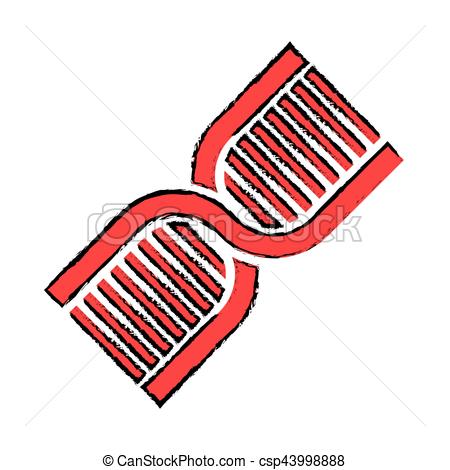 450x470 Dna Human Genetic Icon Vector Illustration Graphic Design Vector