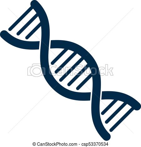 450x470 Model Of Human Dna, Double Helix Vector Illustration . Vectors