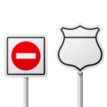 150x150 Do Not Park Sign Royalty Free Vector Clip Art Image