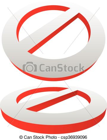 359x470 Prohibition, Restriction Sign. Red No Entry, Do Not Enter Eps