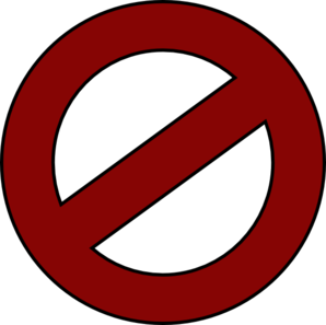 298x297 Do Not Enter Road Sign Clipart