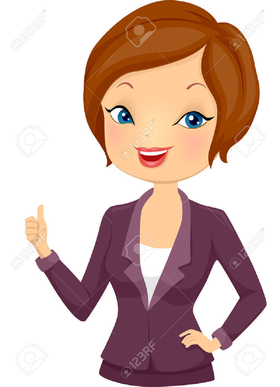 943x1300 Thumbs Up Girl Clipart