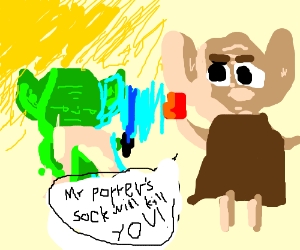 300x250 Dobby Sock Clip Art