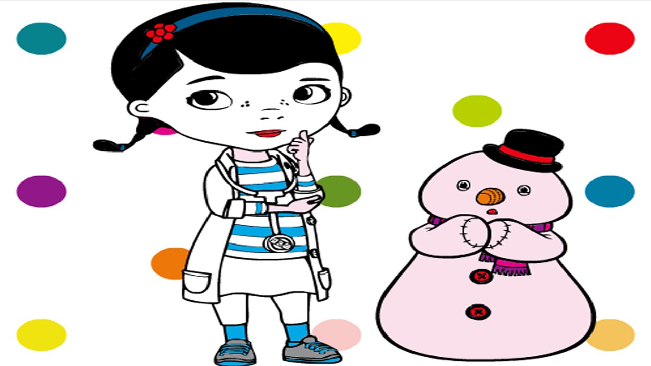 1280x720 Doc Mcstuffins Coloring Pages Gamessongsnursery Rhymes For Kids