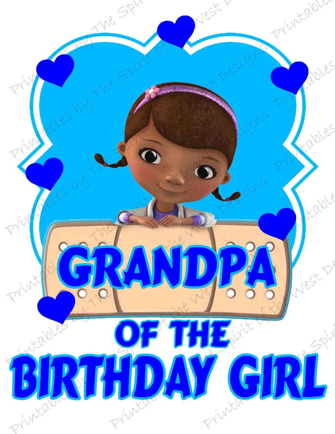 1159x1500 Grandpa Of The Birthday Girl Doc Mcstuffins Shirt Iron On Disney T