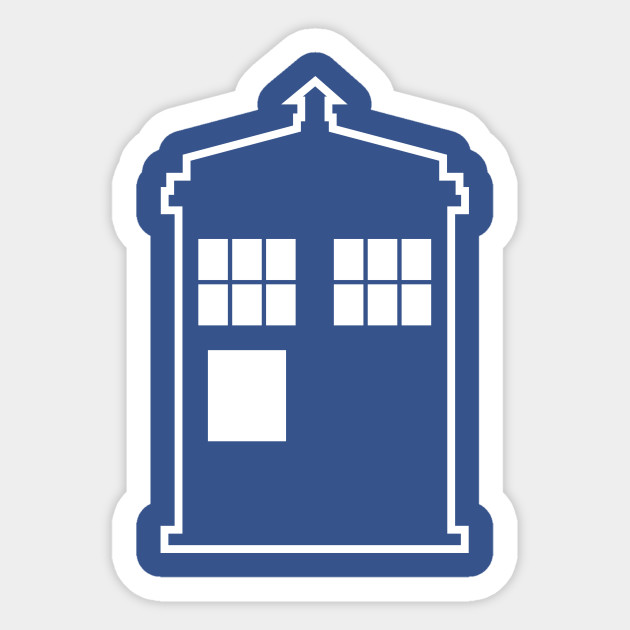 630x630 Minimal Doctor Who Tardis