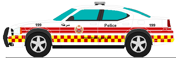 575x190 Dodge Charger Bahrain Police Traffic By Agentsmith66