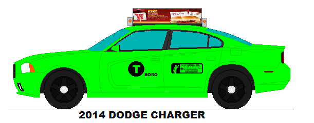 611x241 Nyc Green Taxi 2014 Dodge Charger By Geistcode
