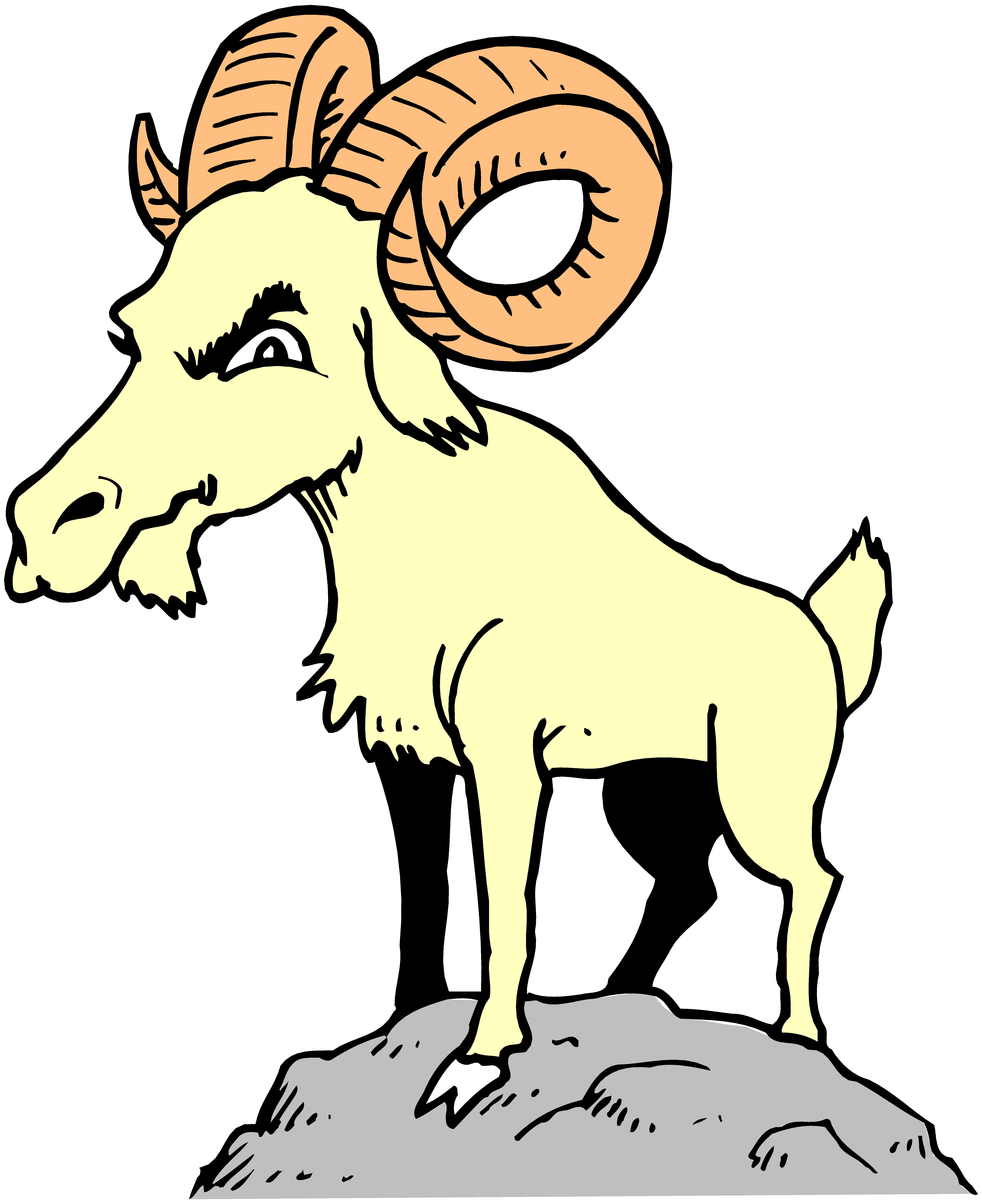 5789x7094 Clip Art Ram Clip Art