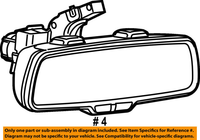 640x448 2014 2016 Dodge Ram Rear View Mirror 68104884ac 2710 Ebay