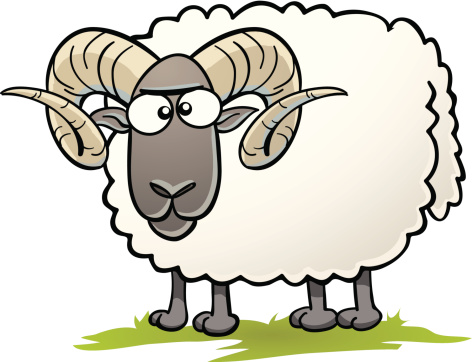 472x362 Ram Sheep Clipart