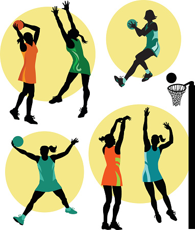 382x451 Netball Clipart