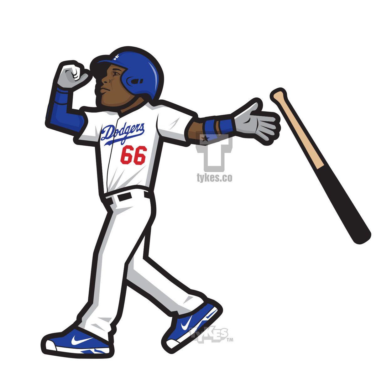 1200x1200 Tykes On Twitter Yasiel Puig Los Angeles @dodgers Flip