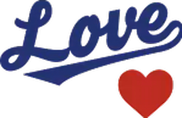 596x388 La Dodgers Heart Blue Love Logo Freetoedit