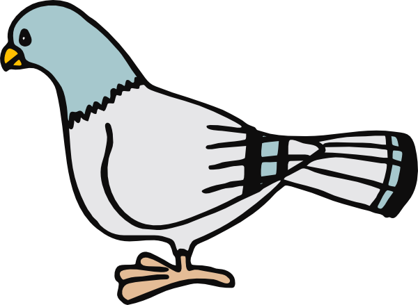 600x439 Pidgeons Clipart Sparrow