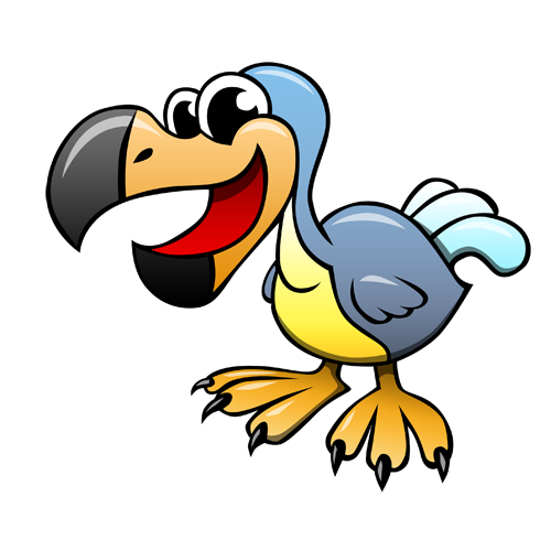 500x500 Dodo Bird Cartoon