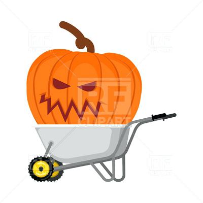 400x400 Halloween Pumpkin Images Clip Art Wheelbarrow With Big Pumpkin