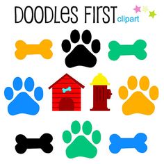 236x236 Petshop Animals And Accesories Digital Clip Art By Doodlesfirst