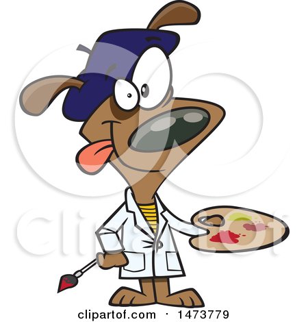 450x470 Royalty Free Vector Clip Art Illustration Of A Cartoon Dog Jogging