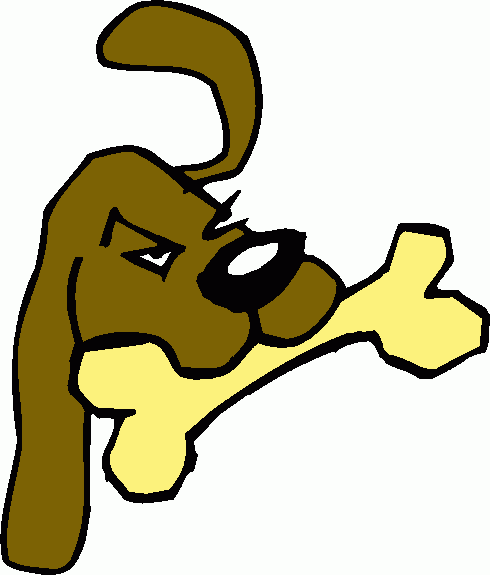 490x575 Cartoon Dog Bone Pictures Clip Art Image 2