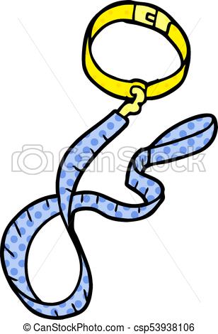 308x470 Cartoon Dog Collar And Leash Vector Clipart