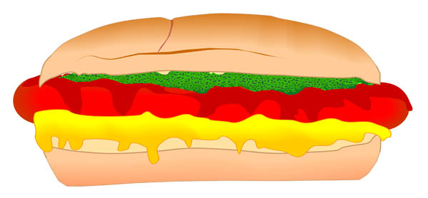 600x278 Hot Dog Clipart Hotdog Food Clip Art