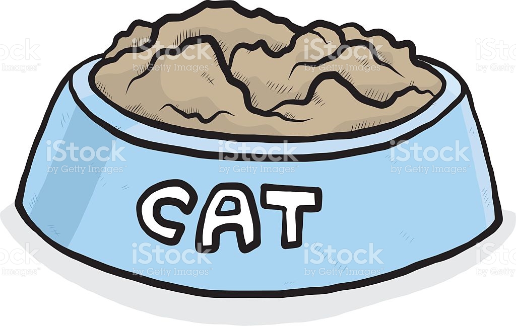 1024x648 Clip Art Cat Bowl Dog Food Clipart