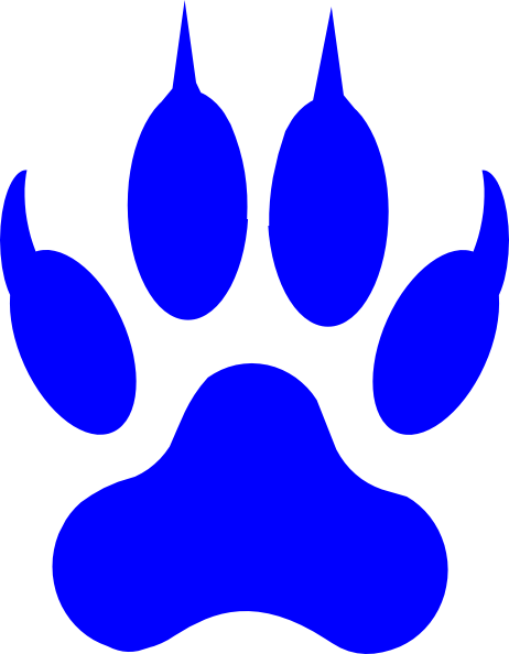 462x594 Cougar Paw Print Clip Art Clipartlook