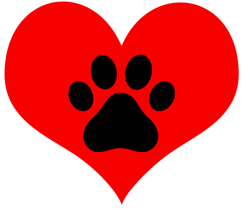 480x414 Dog Paw Print Clipart Png Transparent