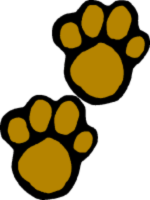 300x400 Paw Print Wildcats On Dog Paws Paw Tattoos And Clip Art Image