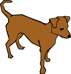 288x299 Brown Clip Art Dog Clip Art