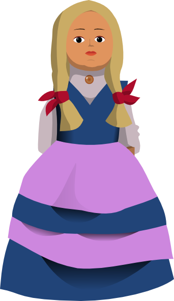 342x592 Doll 2 Clip Art