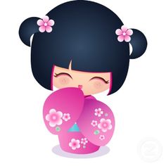 236x236 Kokeshi Doll Clipart