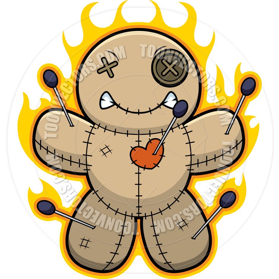 940x940 Voodoo Doll Clipart Cartoon Voodoo Doll Flames Team Building